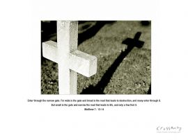 Enter the Narrow Gate christian wallpaper, christian background