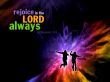 Details for the 'Rejoice in the Lord' free image, background, wallpaper