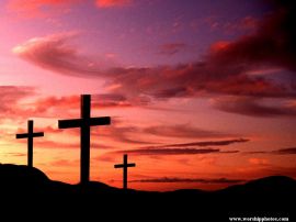 Cross Sunset christian wallpaper, christian background