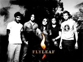 Flyleaf P&B christian wallpaper, christian background