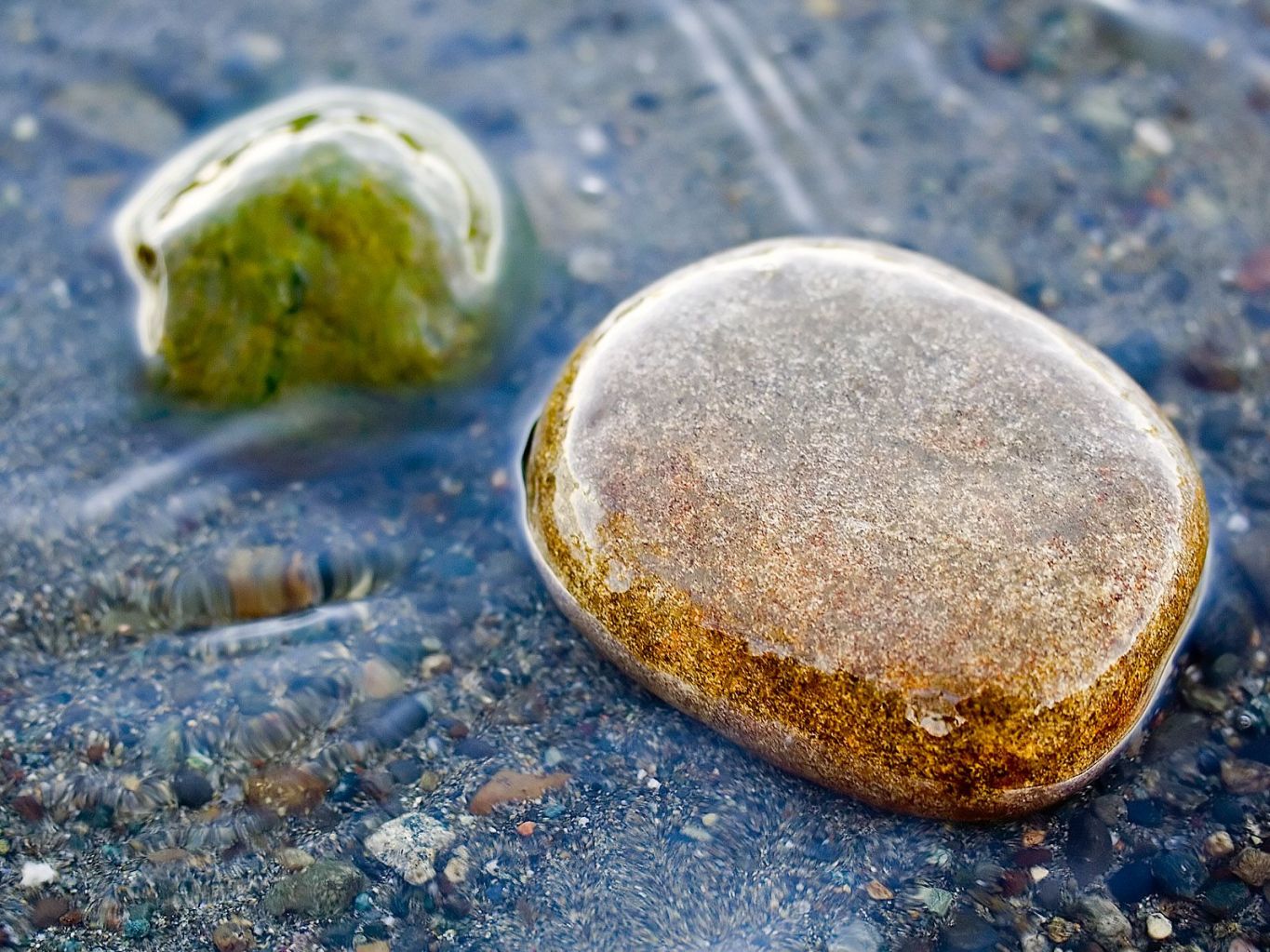 Christian wallpaper Water and Stone