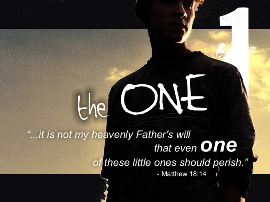 Matthew 18:14 – The One christian wallpaper free download. Use on PC, Mac, Android, iPhone or any device you like.