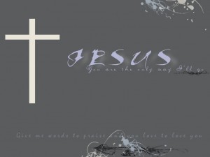 Jesus: The Only Way I Go Wallpaper