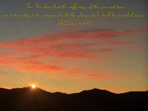 Romans 8:18 – Glory To Be Revealed Wallpaper