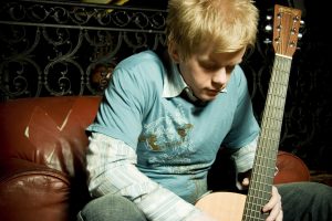 Christian Singer: Caleb Rowden On Guitars Wallpaper
