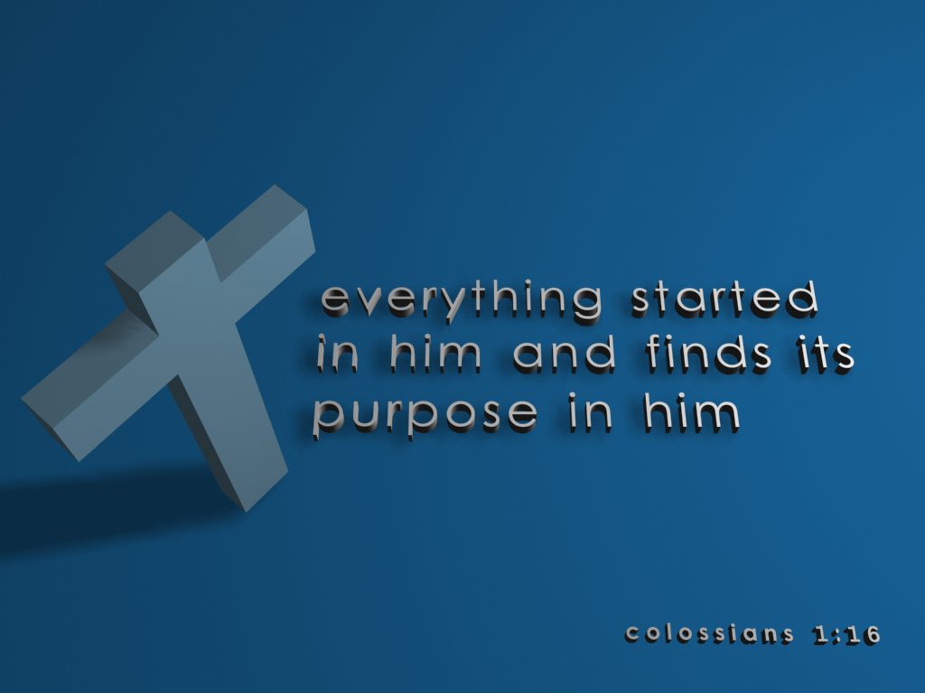 Colossians 1:16 – Creation christian wallpaper free download. Use on PC, Mac, Android, iPhone or any device you like.