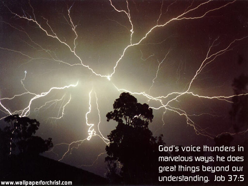 Job 37:5 – God’s Voice christian wallpaper free download. Use on PC, Mac, Android, iPhone or any device you like.