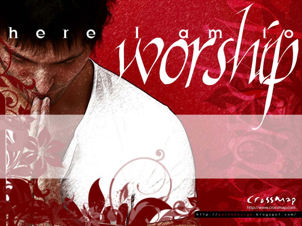 Christian Graphic: Worship christian wallpaper free download. Use on PC, Mac, Android, iPhone or any device you like.