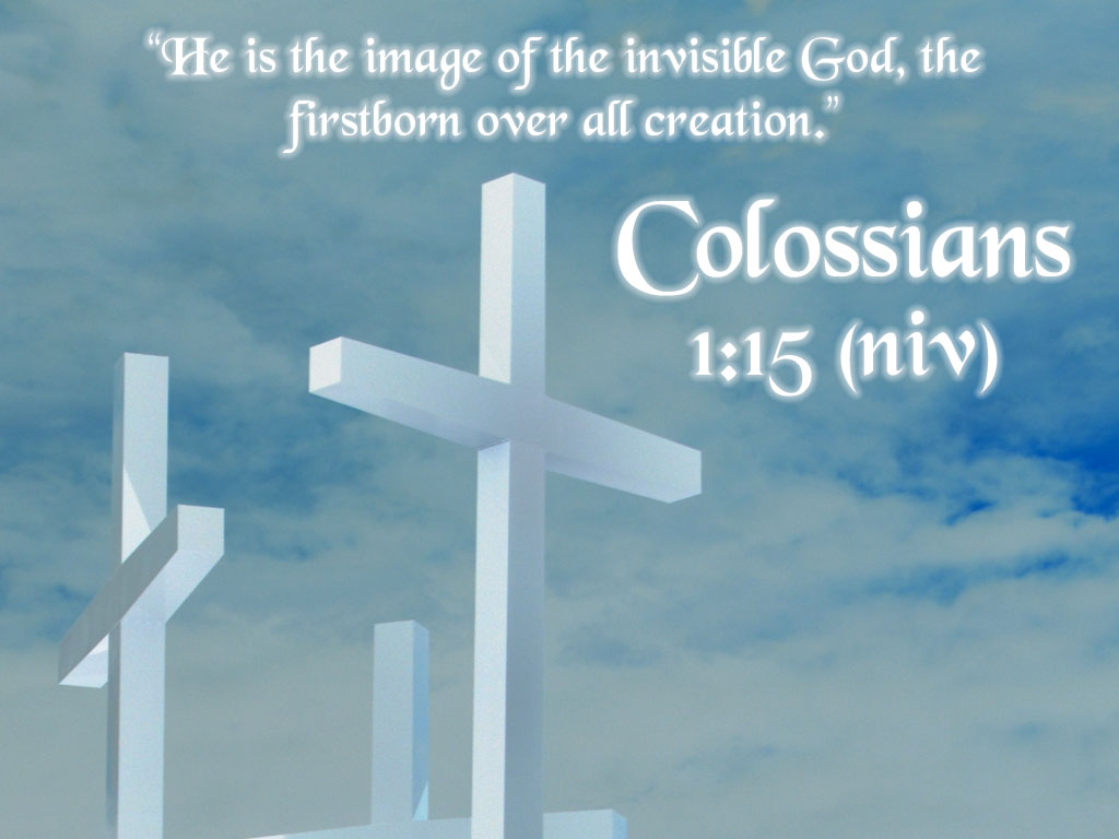 Colossians 1:15 – The Supremacy of the Son of God christian wallpaper free download. Use on PC, Mac, Android, iPhone or any device you like.