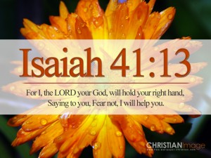 Isaiah 41:13 – Do Not Fear Wallpaper