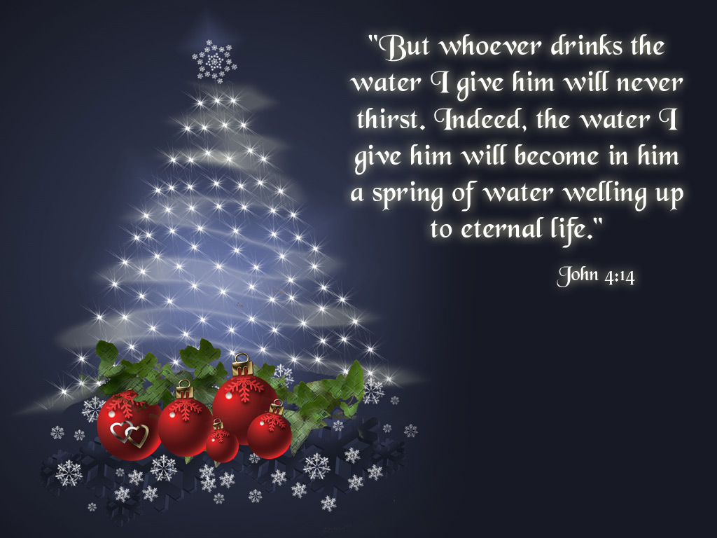 John 4:14 – Spring of Water christian wallpaper free download. Use on PC, Mac, Android, iPhone or any device you like.