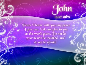 John 14:27 – Prince of Peace Wallpaper