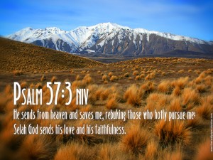 Psalm 57:3 – Love And Faithfulness Wallpaper