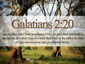 Galatians 2:20 – Crucified With Christ Wallpaper