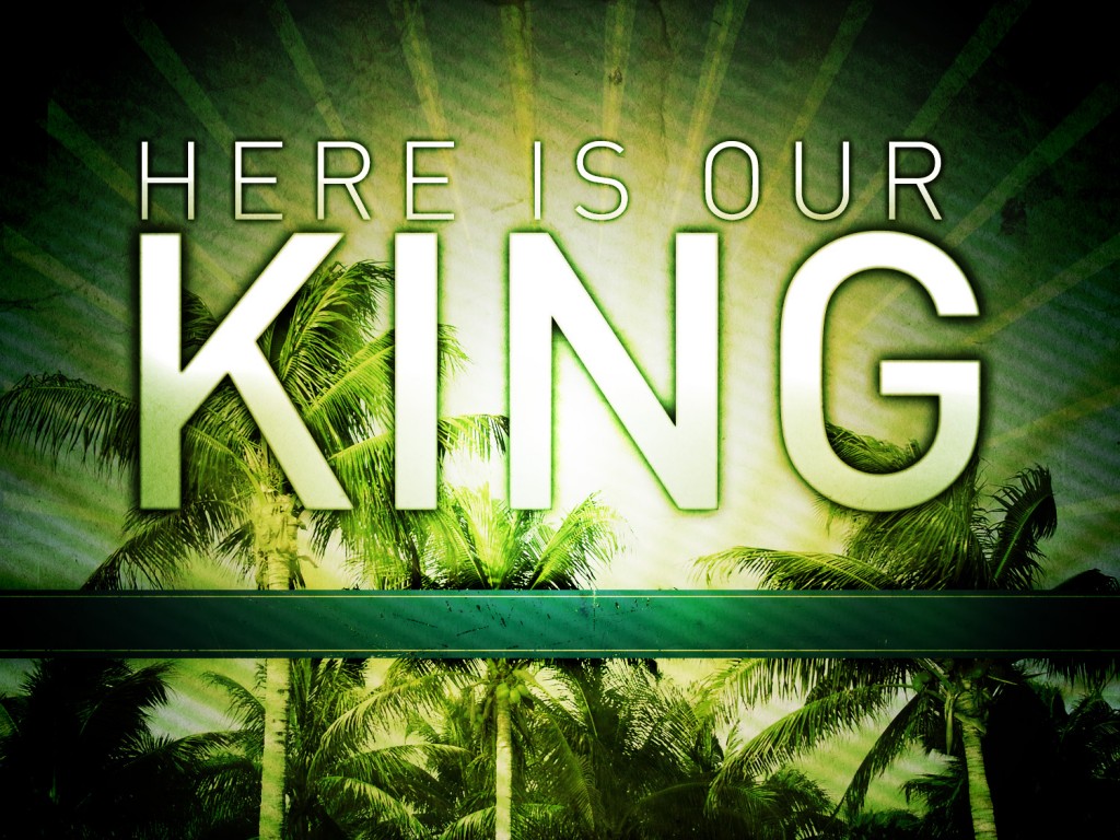 Christian Graphic: Here Is Our King christian wallpaper free download. Use on PC, Mac, Android, iPhone or any device you like.