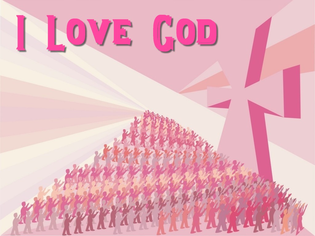 I Love God christian wallpaper free download. Use on PC, Mac, Android, iPhone or any device you like.