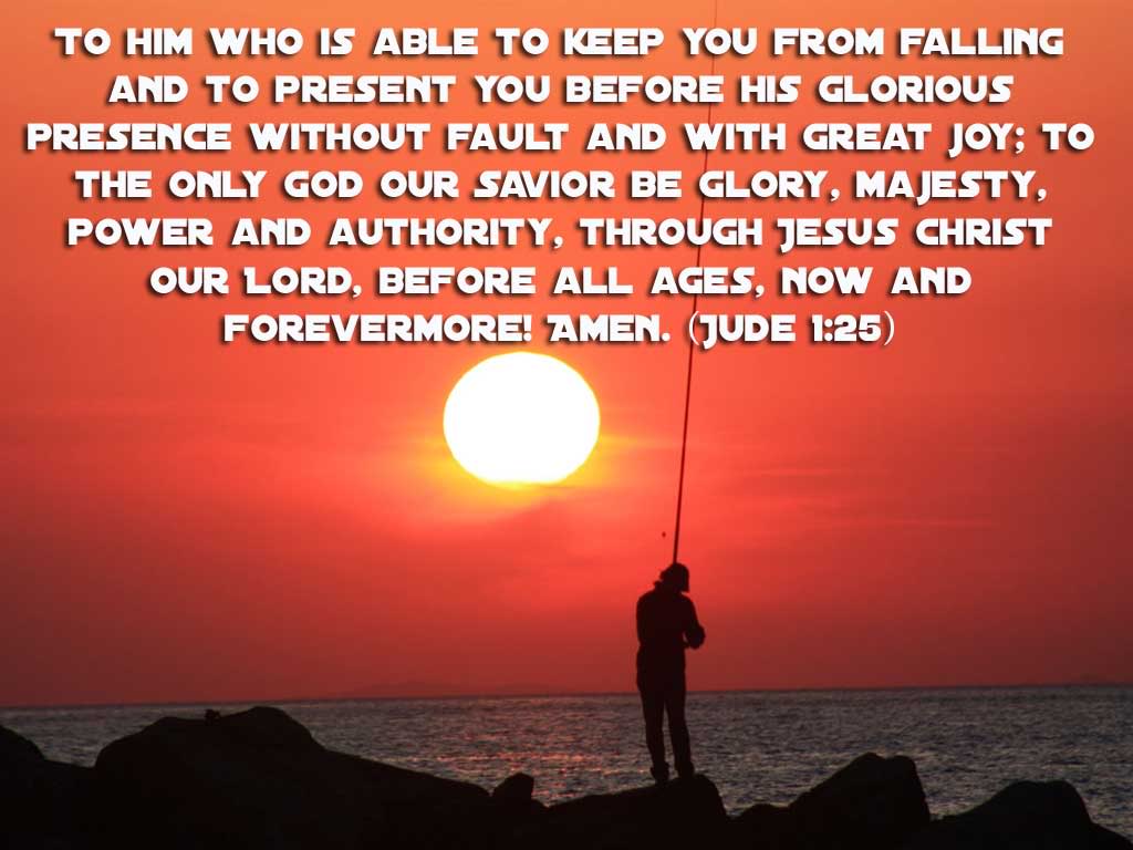 Jude 1:24-25 – The Only God Our Savior christian wallpaper free download. Use on PC, Mac, Android, iPhone or any device you like.