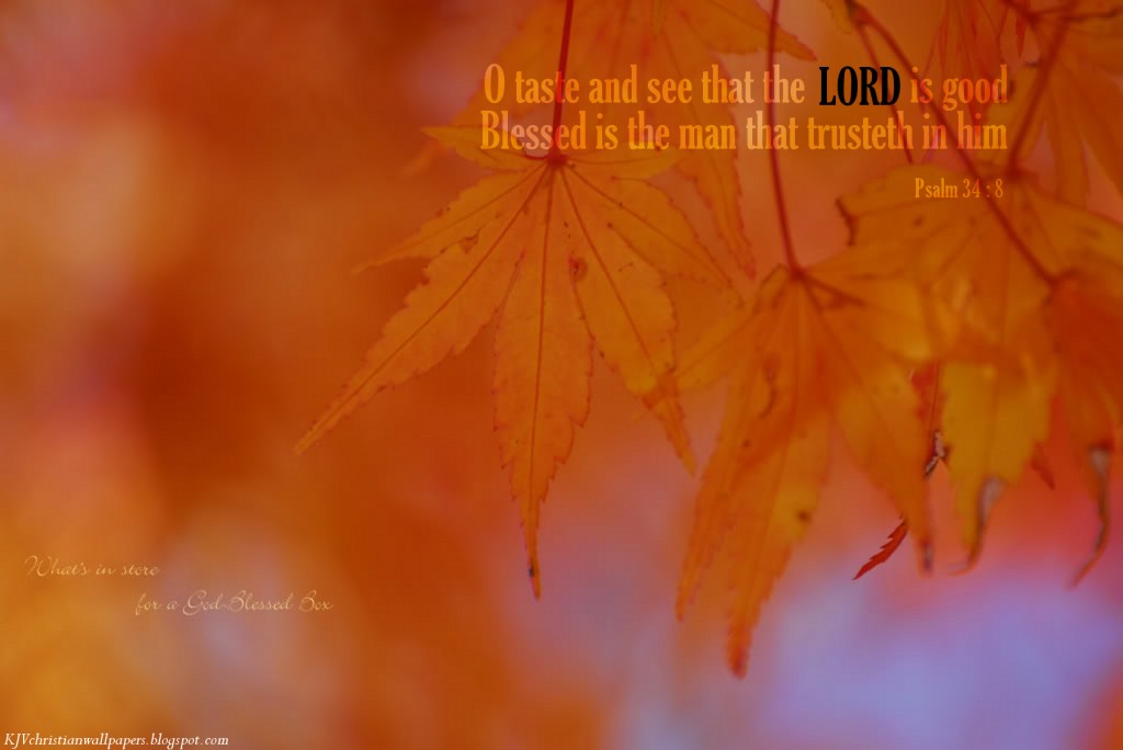 Psalm 34:8 – The LORD is Good christian wallpaper free download. Use on PC, Mac, Android, iPhone or any device you like.