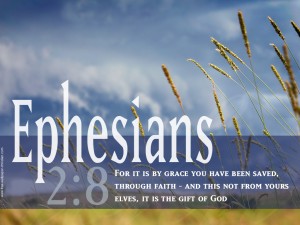 Ephesians 2:8 – Gift of God Wallpaper