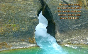 Psalm 34:2 – Hear And Rejoice The Word Of God Wallpaper