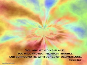Psalm 32:7 – My hiding place Wallpaper