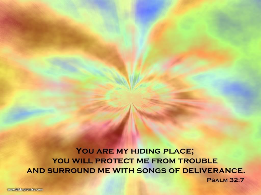 Psalm 32:7 – My hiding place christian wallpaper free download. Use on PC, Mac, Android, iPhone or any device you like.