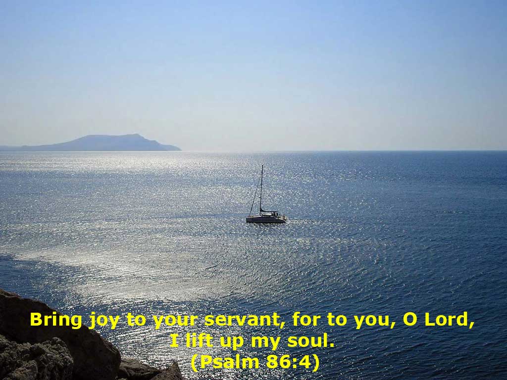 Psalm 86:4 – Joy christian wallpaper free download. Use on PC, Mac, Android, iPhone or any device you like.