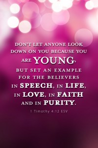 1 Timothy 4:12 – Believers Wallpaper