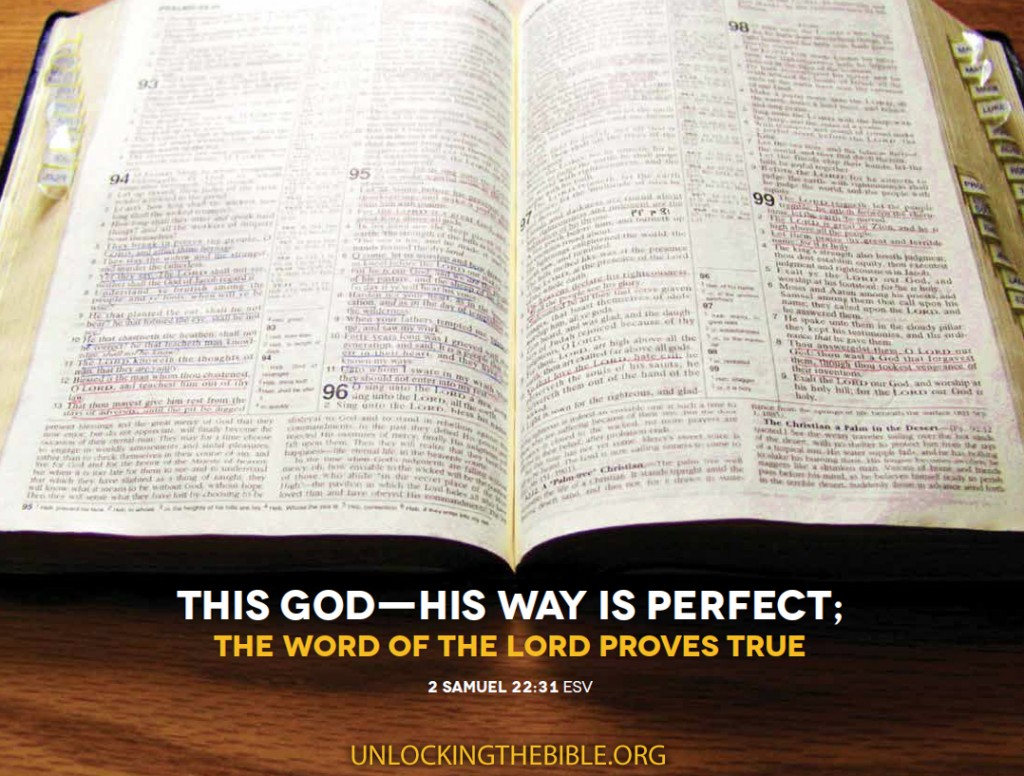 2 Samuel 22:31 – His way is perfect christian wallpaper free download. Use on PC, Mac, Android, iPhone or any device you like.