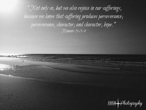 Romans 5:3-4 – Perseverance, Character and Hope Wallpaper