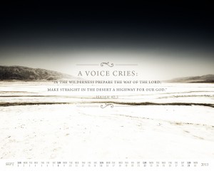 Isaiah 40:3 – Prepare the way of the Lord Wallpaper