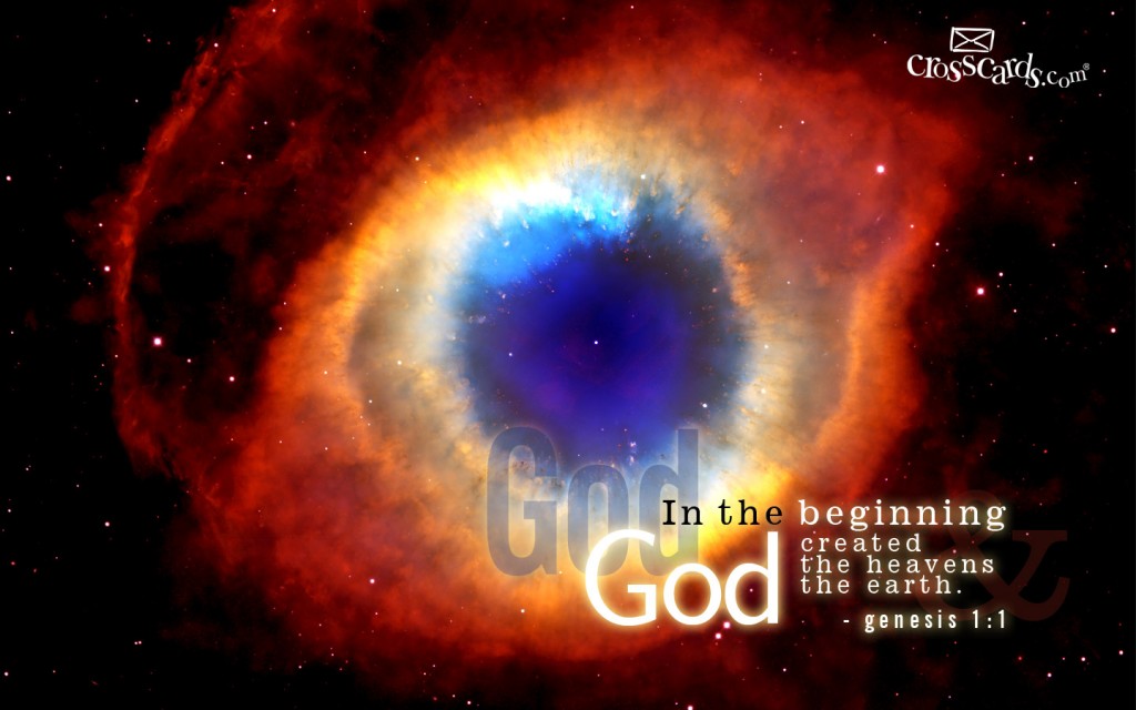 Genesis 1:1 – The Beginning christian wallpaper free download. Use on PC, Mac, Android, iPhone or any device you like.