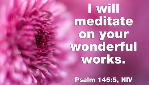 Psalm 145:5 – Your Wonderful Works Wallpaper