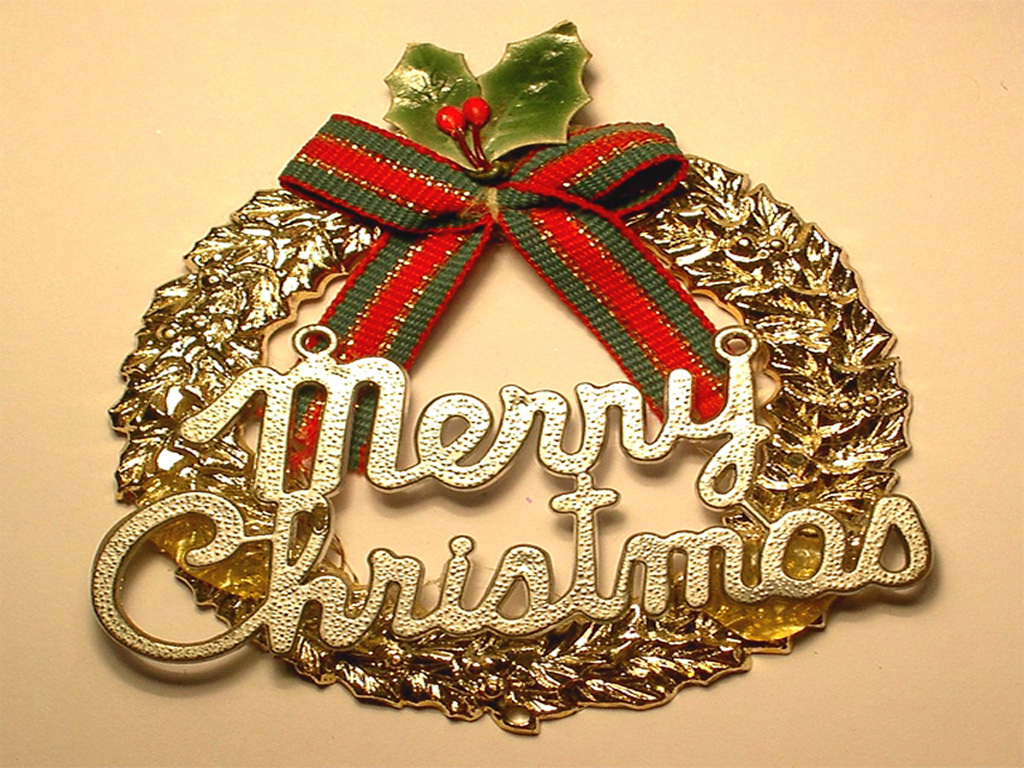 Merry Christmas - Ornament Wallpaper - Christian Wallpapers and Backgrounds